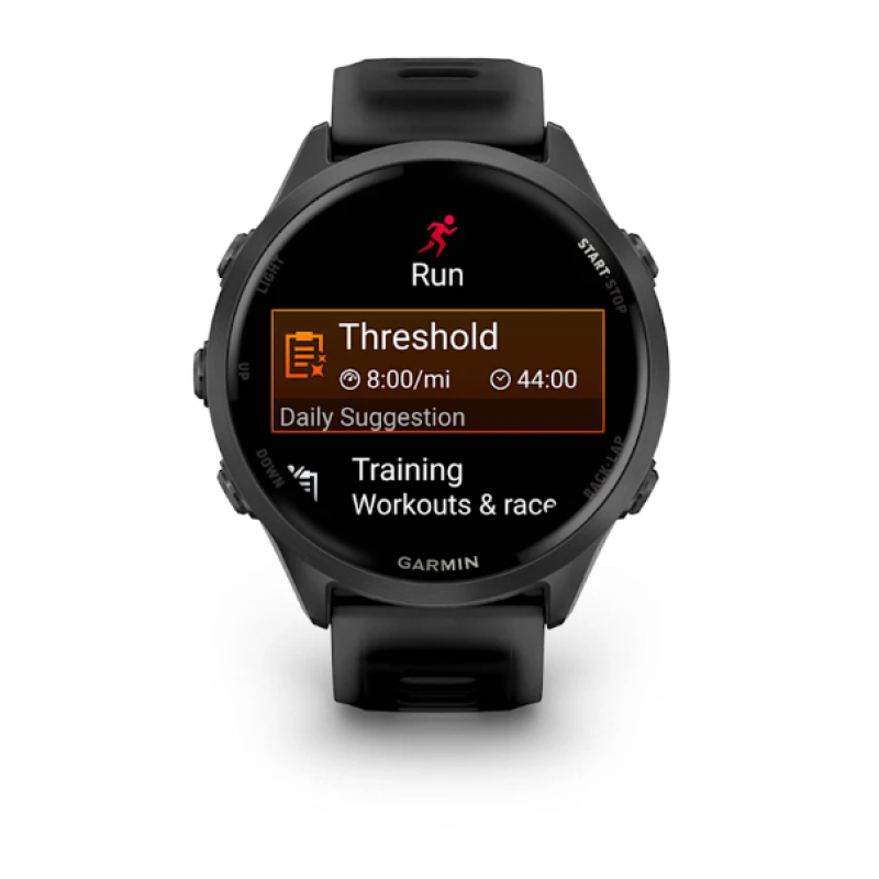 Garmin Forerunner® 570 - 47mm Slate Gray Aluminum with Translucent Black/Black Band