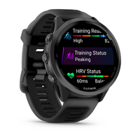 Garmin Forerunner® 570 - 47mm Slate Gray Aluminum with Translucent Black/Black Band