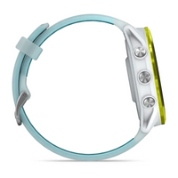 Garmin Forerunner® 570 - 47mm Amp Yellow Aluminum with Translucent Whitestone/Turquoise Band