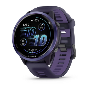 compare product Garmin Forerunner® 570 - 47mm Indigo Aluminum with Translucent Imperial Purple/Indigo Band