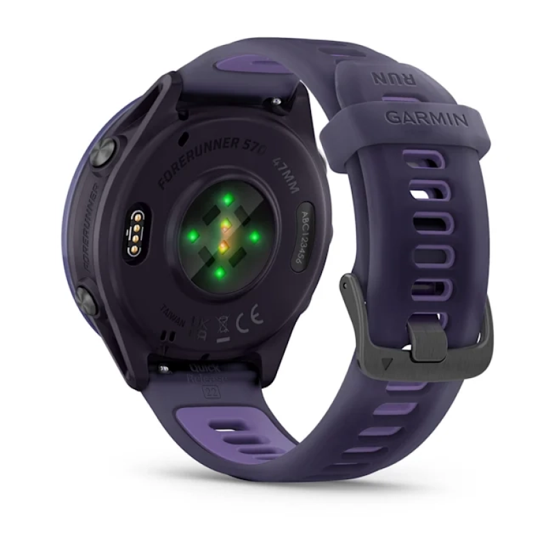 Garmin Forerunner® 570 - 47mm Indigo Aluminum with Translucent Imperial Purple/Indigo Band