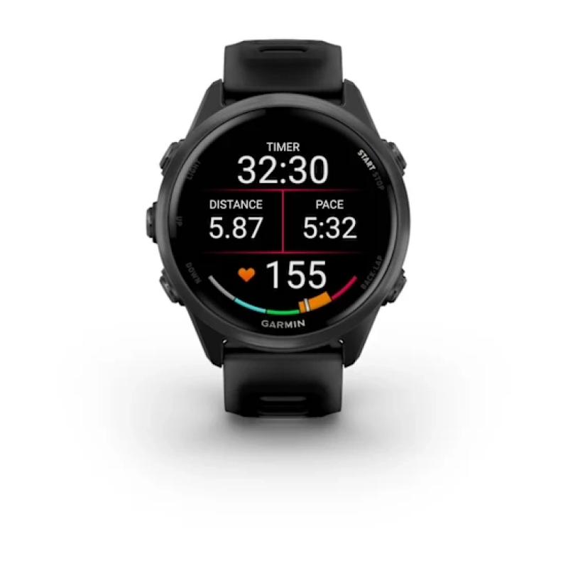Garmin Forerunner® 570 - 42mm Slate Gray Aluminum with Translucent Black/Black Band
