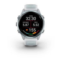 Garmin Forerunner® 570 - 42mm Cloud Blue Aluminum with Translucent Whitestone/Cloud Blue Band