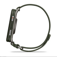 Garmin Venu® X1 Moss with Titanium Caseback and Moss ComfortFit Nylon Band