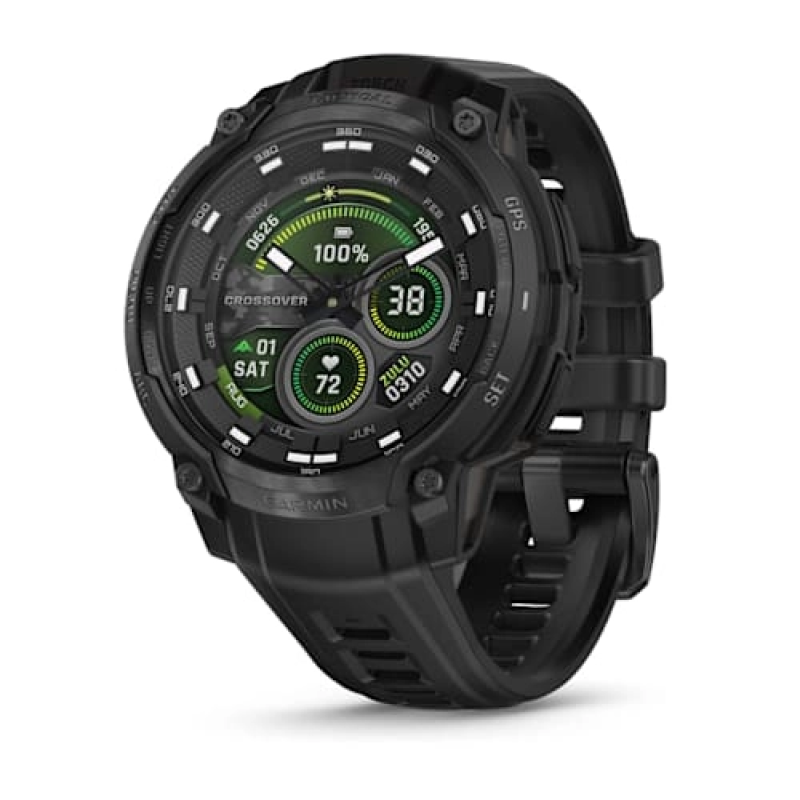 Garmin Instinct® Crossover AMOLED - Tactical Edition Black