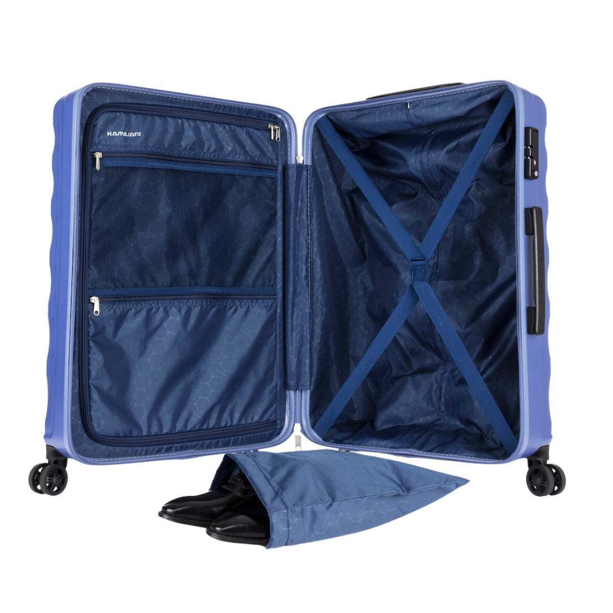 Kamiliant Tenaya Small Cabin Suitcase (55cm) – Lightweight Hard Shell Spinner Luggage