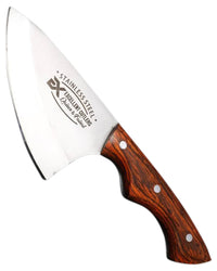 Excellent Cutlers Heavy Duty Mini Cleaver Chopper Knife - (Wooden Handle)