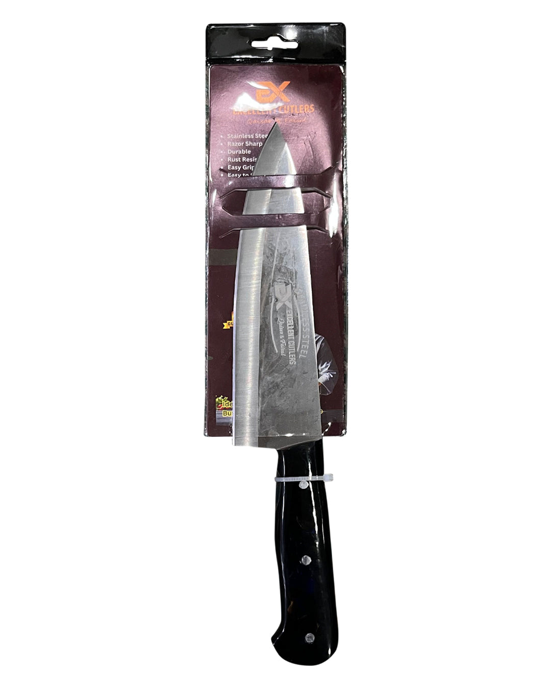 Excellent Cutlers Stainless Steel Kitchen Knife -  (Black Marble Handle)