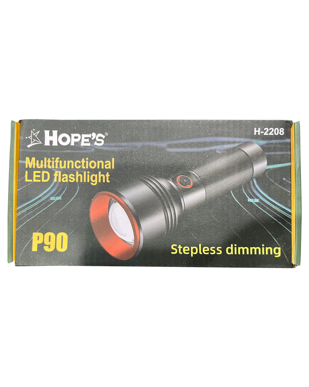 Multifunctional LED FlashLight H-2208 Rechargeable