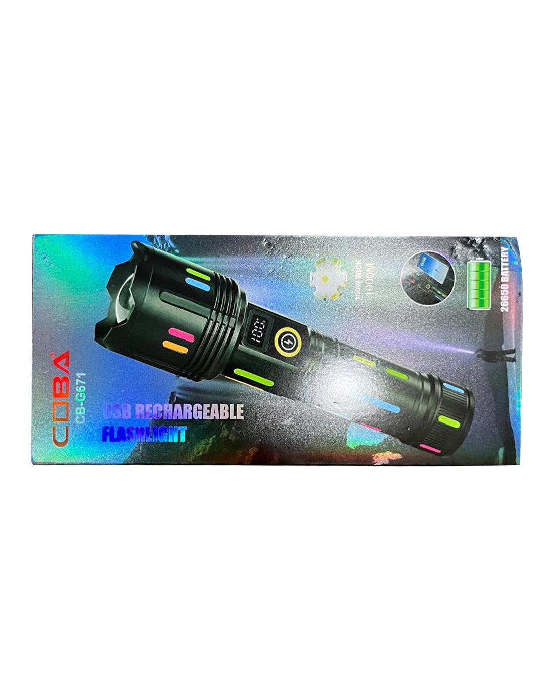 Coba CB-G671D Flashlight Rechargeable