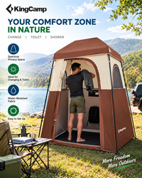 KingCamp Changing/Toilet Tent – Portable Camping Privacy Shelter
