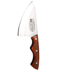 Excellent Cutlers Heavy Duty Mini Cleaver Chopper Knife - (Wooden Handle)