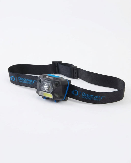 Discovery Adventures DF86424 LED Headlamp | Smart Wave Sensor, IPX5 Waterproof Head Light for Camping, Hiking & Fishing