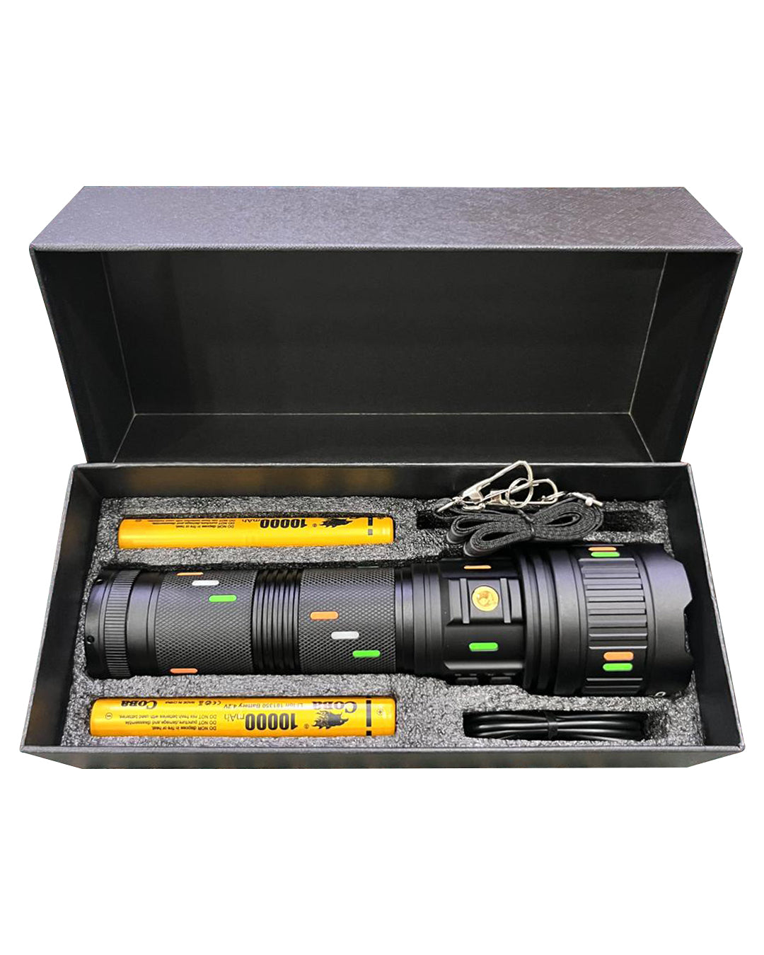 Aluminum Alloy Strong LED  CB-G400Y Flashlight Rechargeable