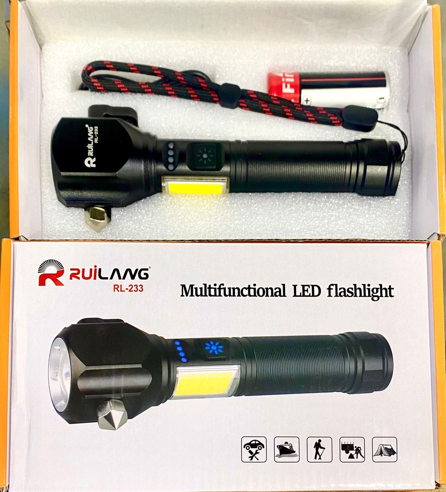 Ruilang RL-233 High Power RGB Flashlight
