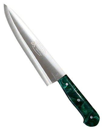 compare product Excellent Cutlers Stainless Steel Kitchen Knife - (Green Marble Handle)