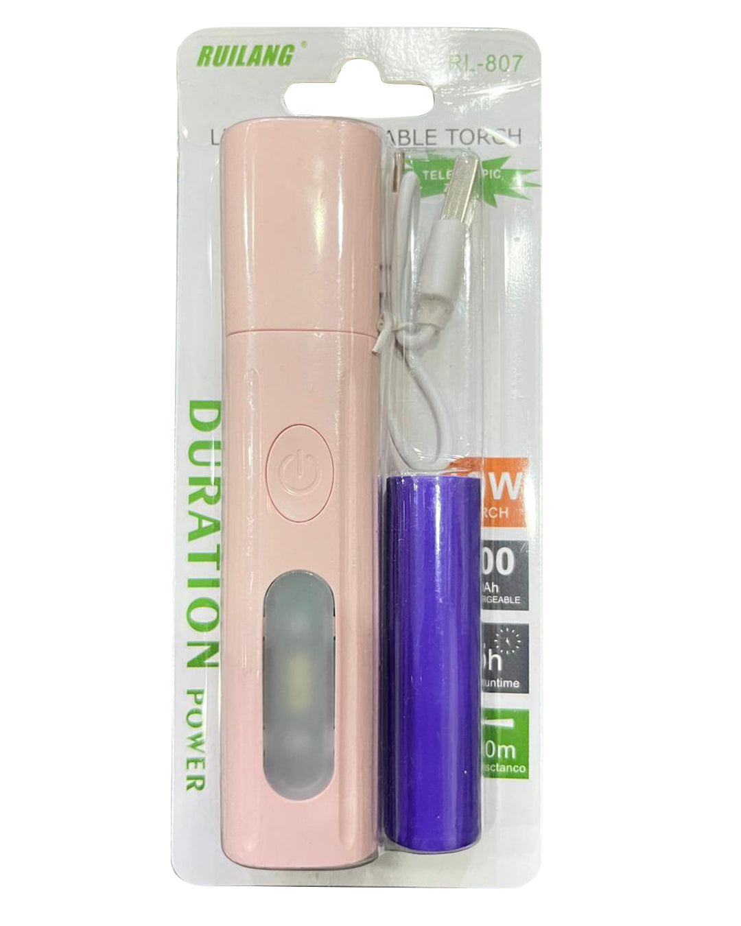 Ruilang RL-807 LED Rechargeable Flashlight