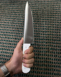 Seagull Stainless Steel Chef Knife - 8" (White Handle)