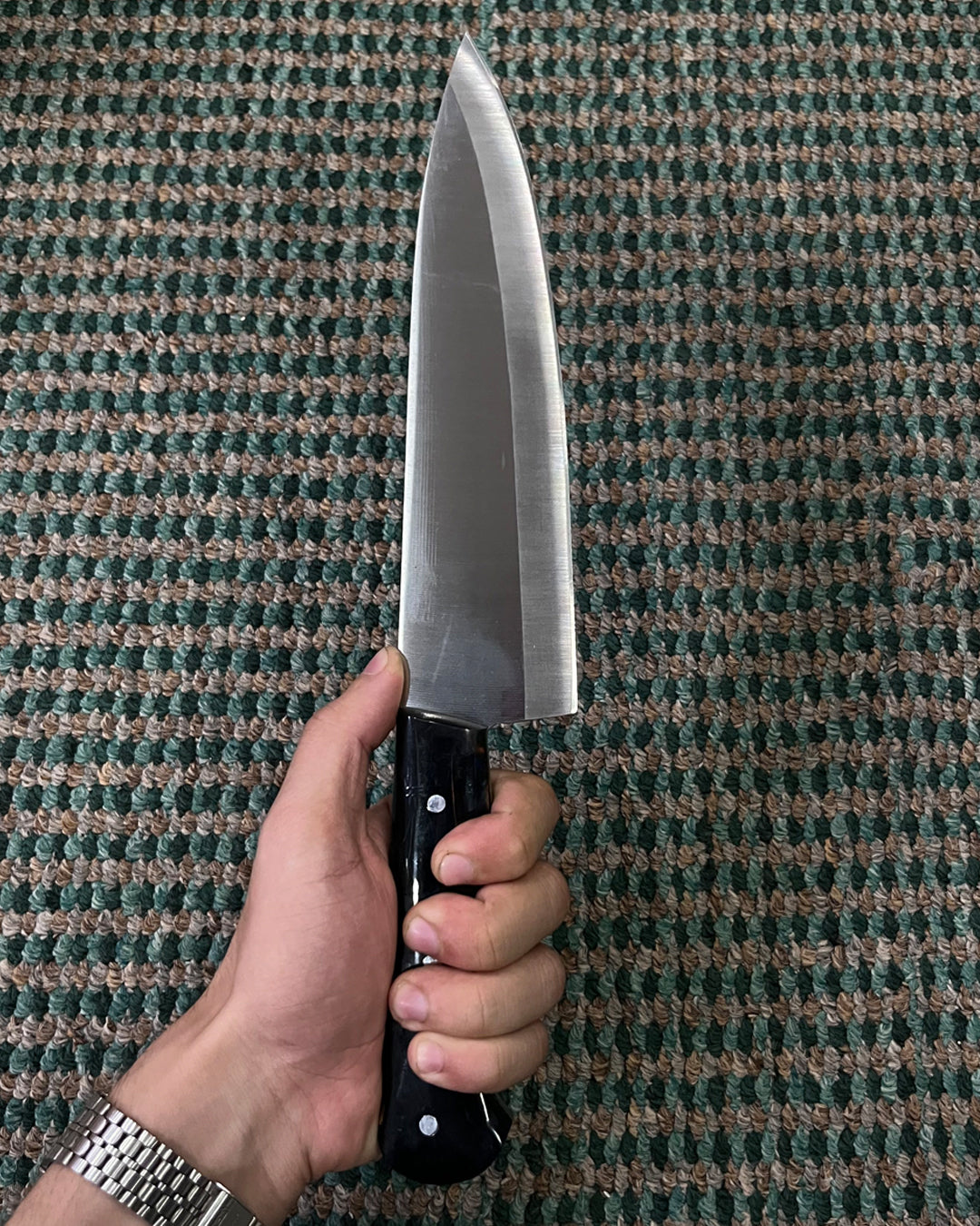 Excellent Cutlers Stainless Steel Kitchen Knife -  (Black Marble Handle)