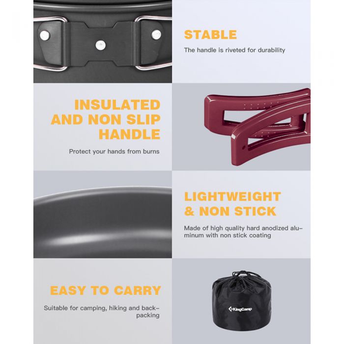 KingCamp Quality Cookware Set