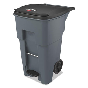 compare product Rubbermaid Commercial Brute STEP-ON ROLLOUT GRAY  246L, 65G
