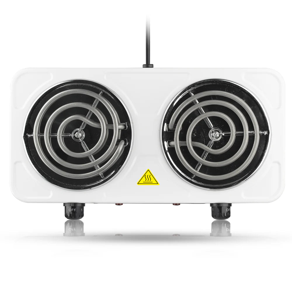 RAF R.8020B Electric Stove 1000+1000 Watts cooking hot plate with temperature control overheat protection electric cooker 2000 watts