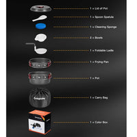 KingCamp Quality Cookware Set