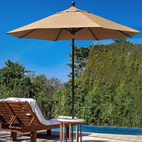 Garden Umbrella 9ft – UV Protected Patio Umbrella with Heavy Concrete Base