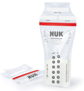 compare product NUK Breast Milk Storage Bags 25 Pack – BPA-Free