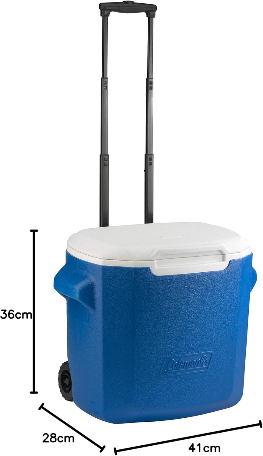 Coleman 28QT Performance Wheeled Cooler, Ice Box with Wheels