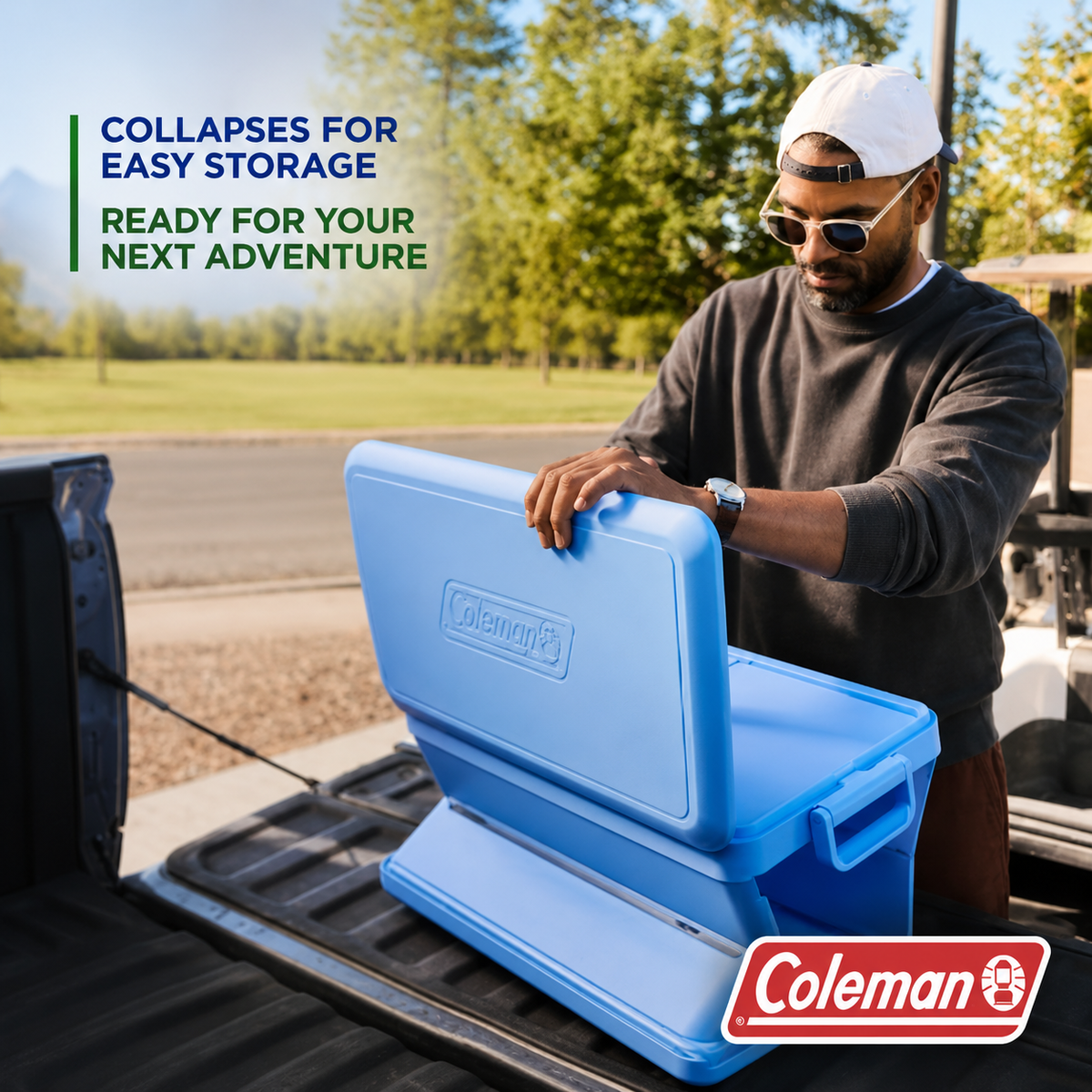 Coleman Snap ’N Go  Series 35QT, 45QT & 55QT Collapsible Cooler