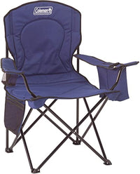 Coleman Combo – Quad Camping Chair with 4-Can Cooler + 70 Quart Xtreme Ice Box
