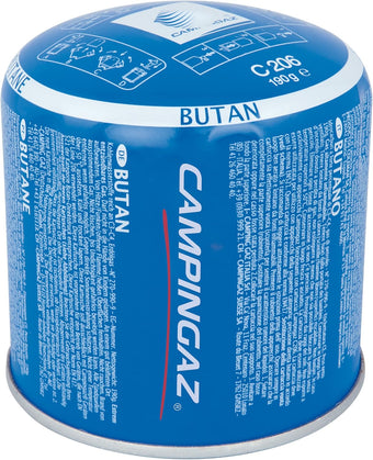 compare product Campingaz C206 GLS Pierceable Butane Gas Cartridge 190g for Camping Stoves & Grills