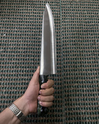 Excellent Cutlers Stainless Steel Chef Knife - 8" (Green Marble Handle)