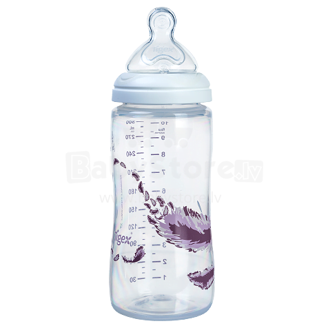 Plastic Feeding Bottle MultiFlow 300ML 0-6M
