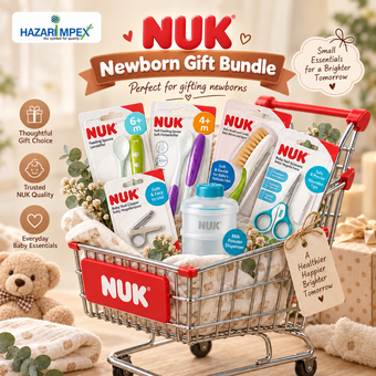 compare product NUK Newborn Baby Gift Set – Care & Feeding Bundle for Baby Shower, Aqiqah & New Parents