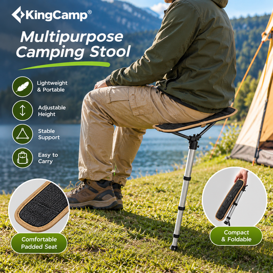 KingCamp Multipurpose Camping Stool KC2004