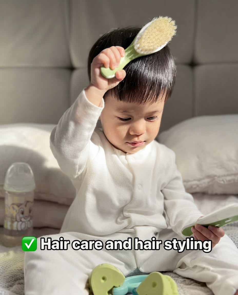 NUK Baby hair Comb & Brush Set – Baby Hair Care Set