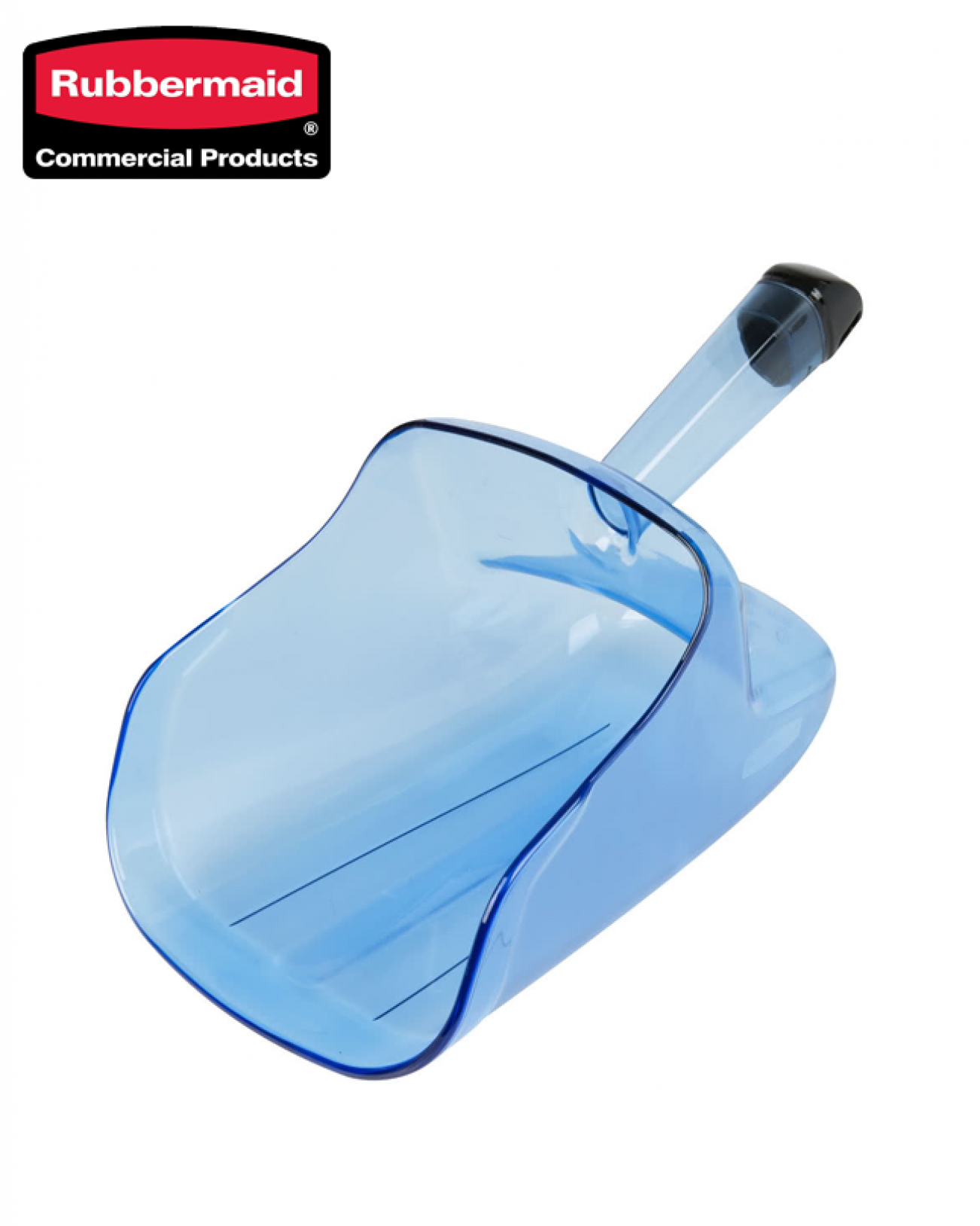 Ergo safe Ice Scoop With Hand Guard Blue