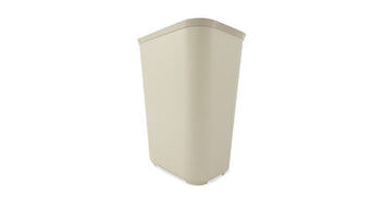 compare product FIRE RESISTANT WASTEBASKET 40 QT BEIGE