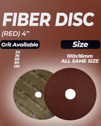 compare product Fiber Disc (Red)4″