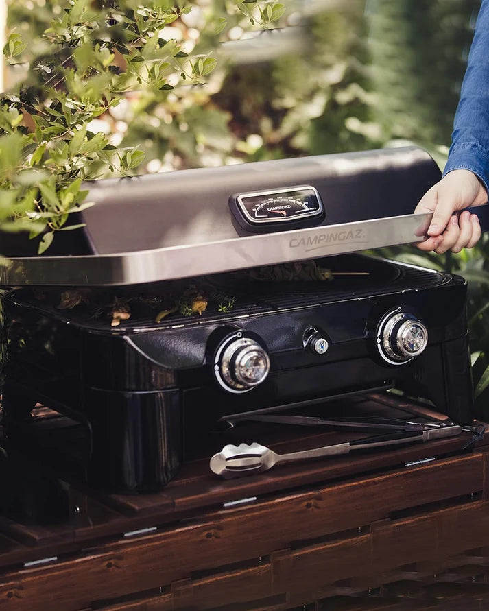 Campingaz Attitude 2100 LX Gas BBQ Grill + FREE Premium BBQ Cover | 2-Burner 5kW Grill
