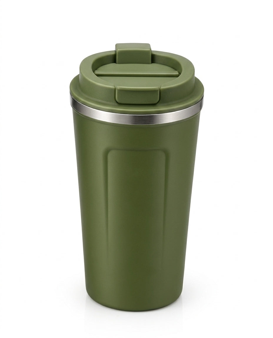 Coffee Mug – 510ml Insulated Travel Tumbler | Spill-Proof Lid