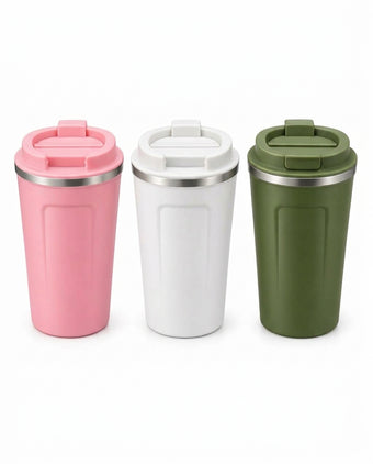 compare product Coffee Mug – 510ml Insulated Travel Tumbler | Spill-Proof Lid