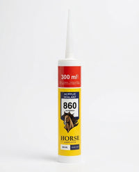 Horse 860 Waterproof Acrylic Sealant & Adhesive (300ml)