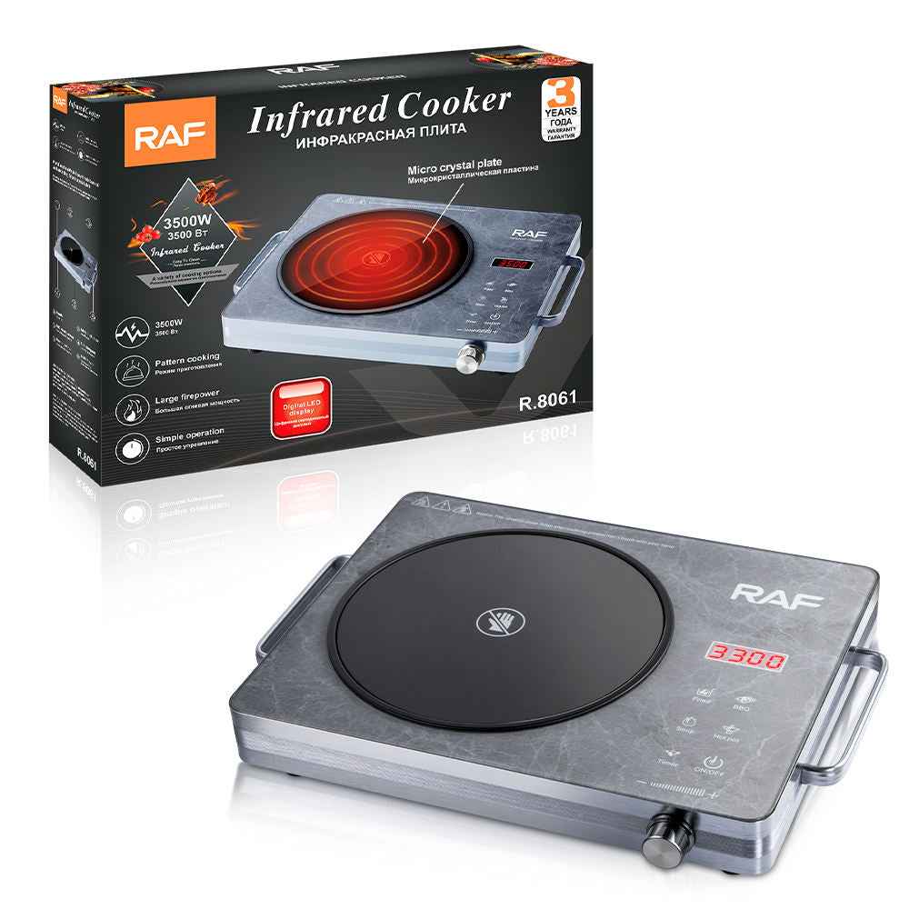 RAF Electric Infrared Cooker R.8061 Stove & Hot Plate