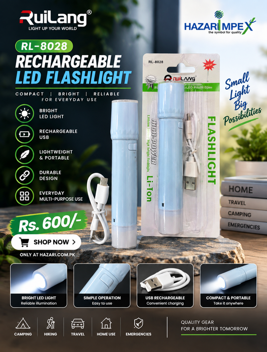 Ruilang RL-8028 Rechargeable LED Flashlight