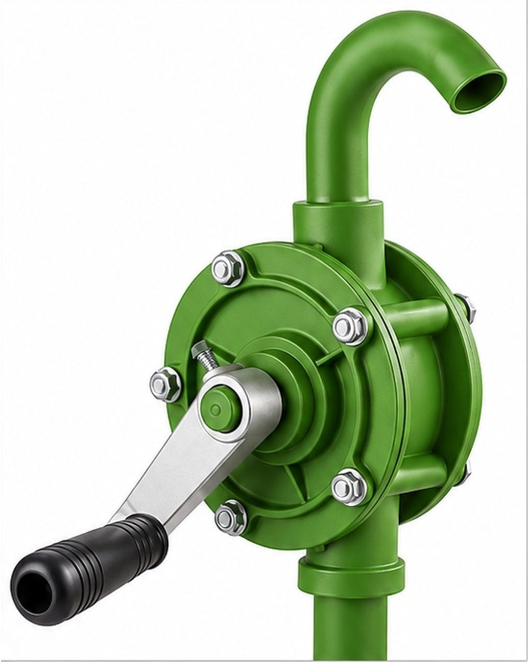 JustWell JW-216 Rotary Drum Pump – Manual Barrel Liquid Transfer Pump