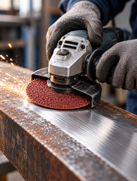 InterAbrasiv Fiber Disc 4 Inch Red – Aluminium Oxide Abrasive Disc