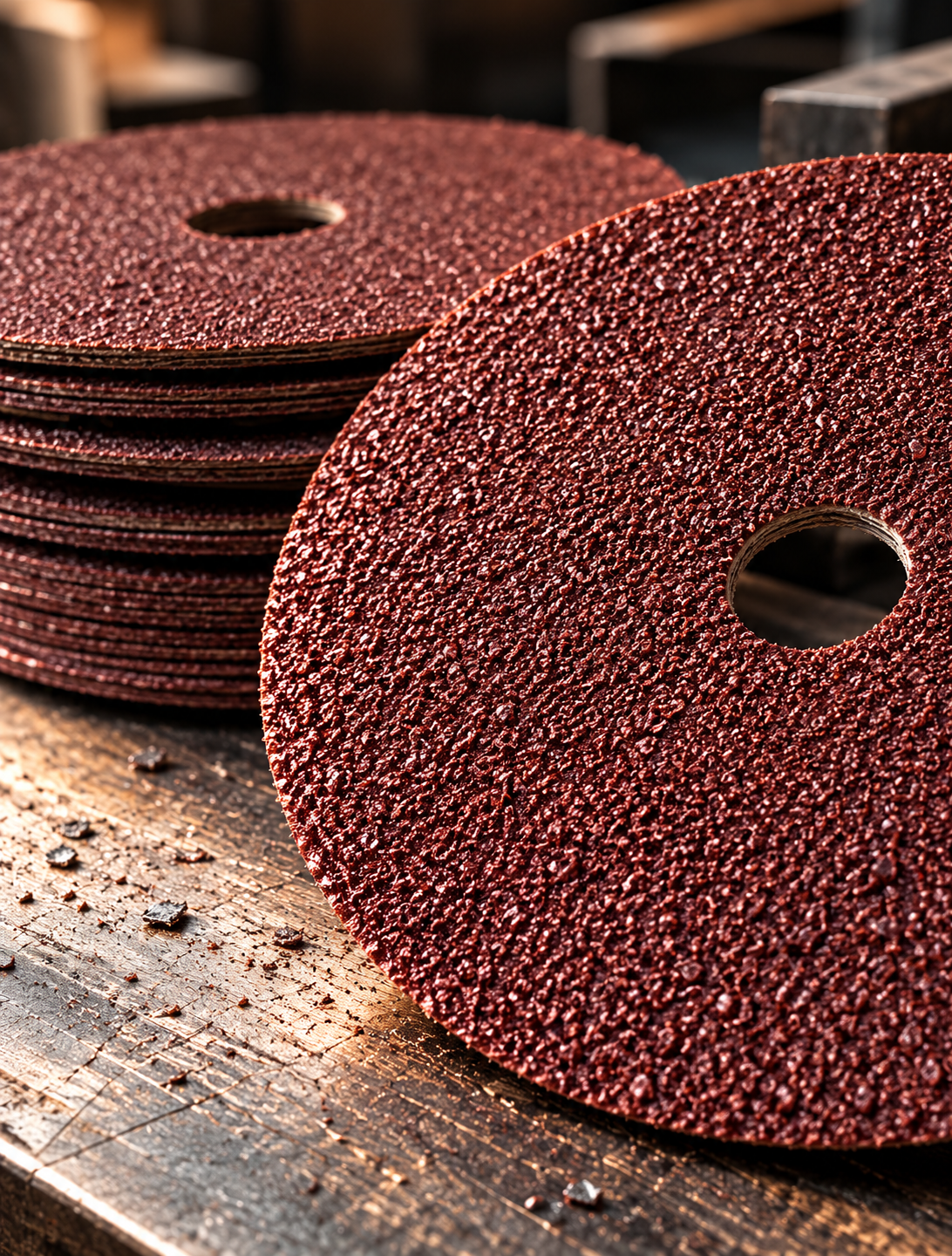 Interflex 7 Inch Fiber Disc – Aluminium Oxide for Wood & Metal